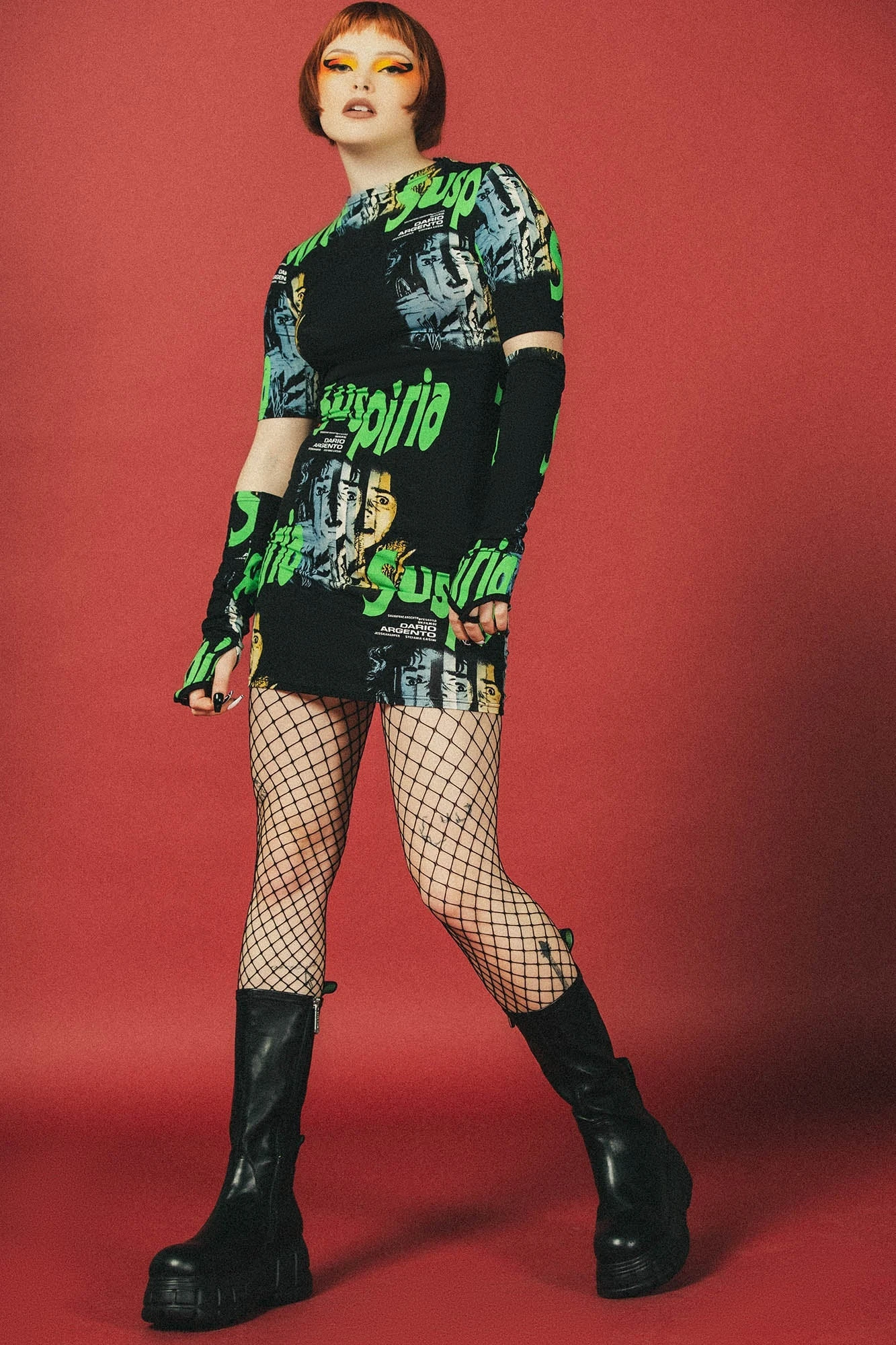 Killstar Suspiria Poster Fitted Dress - Dario Argento Collaboration 1 Killstar Suspiria Poster Fitted Dress - Dario Argento Collaboration