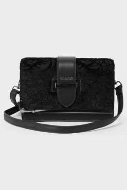 Killstar Salacia Burnout Velvet Handbag -Kill Star Store SalaciaHandbag G