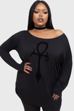 Satanic Omen Top -Kill Star Store SatanicOmenTop PLUS B