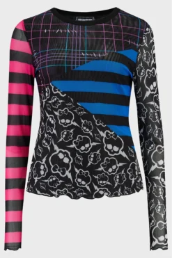 Monster High x KILLSTAR Scaring Up Some Fun Mesh Long Sleeve Top 13 Monster High x KILLSTAR Scaring Up Some Fun Mesh Long Sleeve Top -Kill Star Store ScaringUpSomeFunMeshTop 1