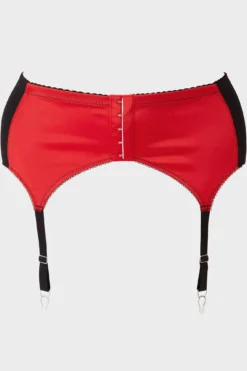 Killstar Scarlet Webutant Plus Size Garter Belt - Gothic Lingerie -Kill Star Store ScarletWebutantGarterBeltPLUS H