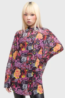 KILLSTAR x Powerpuff Girls So Evil Mesh Shirt