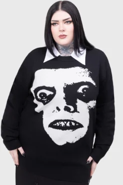 Killstar x The Exorcist Somewhere Between Science And Superstition Sweater 19 Killstar x The Exorcist Somewhere Between Science And Superstition Sweater -Kill Star Store Somewhere Between Science And Superstition Sweater PLUS C