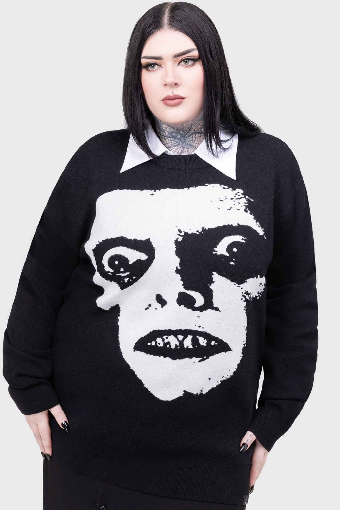 Killstar x The Exorcist Somewhere Between Science And Superstition Sweater 9 Killstar x The Exorcist Somewhere Between Science And Superstition Sweater - Image 9