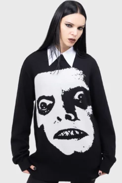 Killstar x The Exorcist Somewhere Between Science And Superstition Sweater 17 Killstar x The Exorcist Somewhere Between Science And Superstition Sweater -Kill Star Store Somewhere Between Science And Superstition Sweater WW C