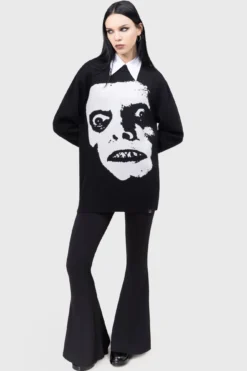 Killstar x The Exorcist Somewhere Between Science And Superstition Sweater 18 Killstar x The Exorcist Somewhere Between Science And Superstition Sweater -Kill Star Store Somewhere Between Science And Superstition Sweater WW D