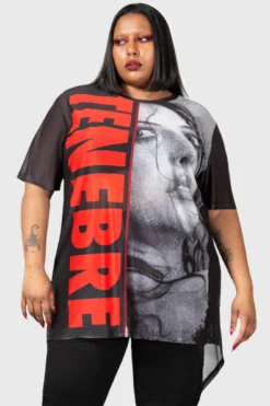 Tenebre Mesh Top [PLUS] -Kill Star Store TENEBRE MESH TOP PLUS W E