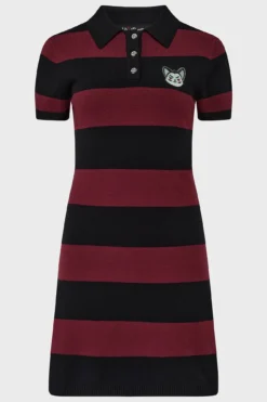 The Vampurr Collar Dress -Kill Star Store THEVAMPURCOLLARDRESS BLACKRED 1