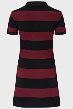 The Vampurr Collar Dress -Kill Star Store THEVAMPURCOLLARDRESS BLACKRED 2