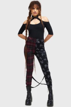 KILLSTAR Vampurr Trousers with Removable Suspenders