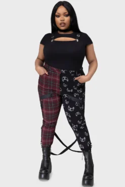 KILLSTAR Vampurr Trousers with Removable Suspenders -Kill Star Store THEVAMPURRTROUSERS PLUS B