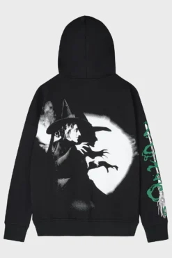 KILLSTAR The Witch Is Dead Licensed Zip-Up Hoodie 11 KILLSTAR The Witch Is Dead Licensed Zip-Up Hoodie -Kill Star Store THEWITCHISDEADHOODIE BLACK 2