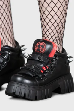 KILLSTAR Torment Sneaker - Studded Chunky Platform Trainers -Kill Star Store TORMENT SNEAKER W D 9d7d3a16 8314 4e60 a96c 1e4326f4e032