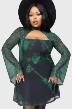 Killstar Truly Wicked Mesh Mini Dress - Wicked Collaboration -Kill Star Store TRULY WICKED MESH DRESS PLUS C