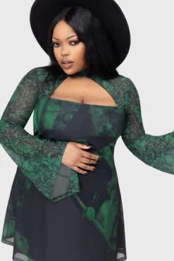 Killstar Truly Wicked Mesh Mini Dress - Wicked Collaboration -Kill Star Store TRULY WICKED MESH DRESS PLUS E