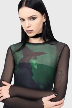 KILLSTAR Truly Wicked Mesh Top -Kill Star Store TRULY WICKED MESH TOP F