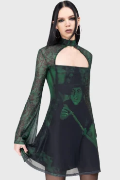 Killstar Truly Wicked Mesh Mini Dress - Wicked Collaboration