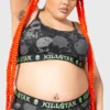 Killstar Tzompantli Plus Size Crop Top