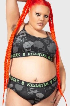 Killstar Tzompantli Plus Size Crop Top