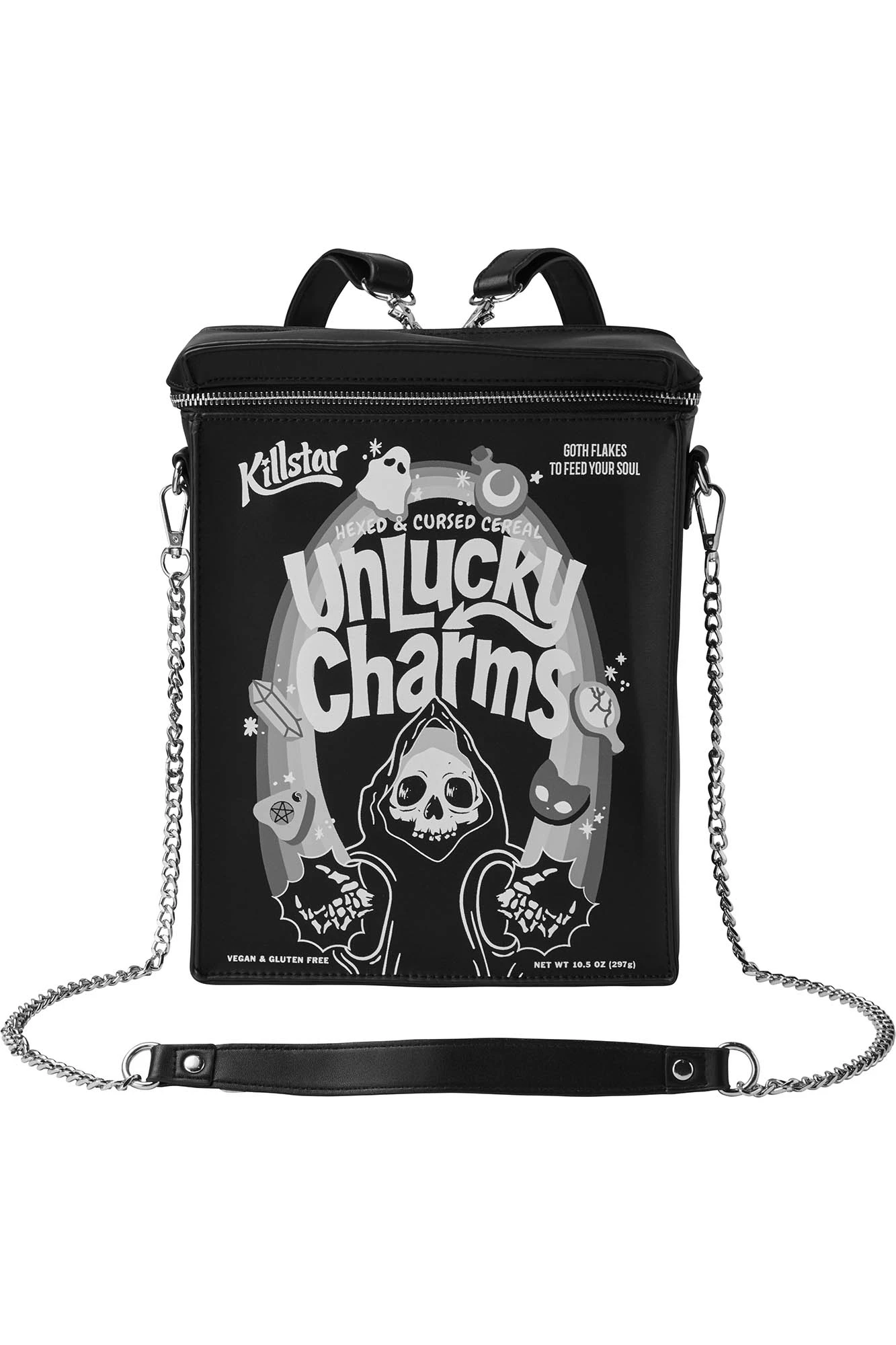 KILLSTAR Unlucky Cereal Box Novelty Backpack 5 KILLSTAR Unlucky Cereal Box Novelty Backpack - Image 5