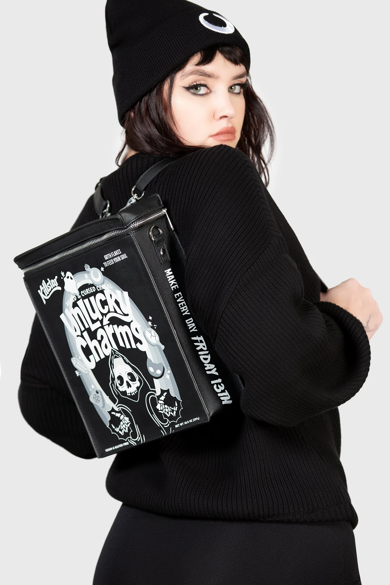 KILLSTAR Unlucky Cereal Box Novelty Backpack 1 KILLSTAR Unlucky Cereal Box Novelty Backpack