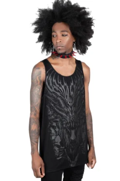 KILLSTAR Untamed Longline Vest -Kill Star Store UNTAMED VEST MENS C