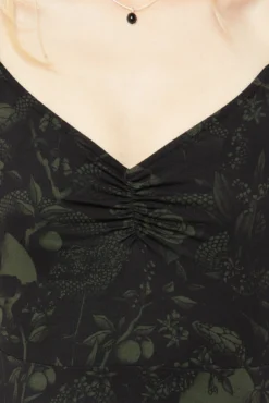 KILLSTAR Utopia Dress - Custom Print Hanky Hem Midi -Kill Star Store UtopiaDress D