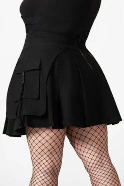 Vanya Pleated Mini Skirt [PLUS] -Kill Star Store VANYA PLEATED MINI SKIRT PLUS W E