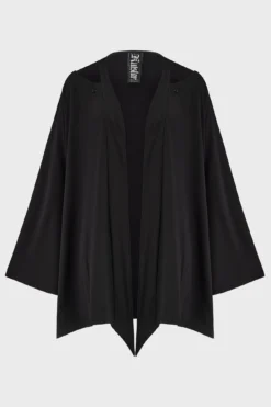 KILLSTAR Verdigris Cloak - Women's Gothic Open-Front Jersey Wrap -Kill Star Store VERDIGRISCLOAK BLACK 1