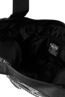 KILLSTAR Vexation Handbag - Gothic Faux Leather Pentagram Tote 9 KILLSTAR Vexation Handbag - Gothic Faux Leather Pentagram Tote -Kill Star Store VEXATION HANDBAG H