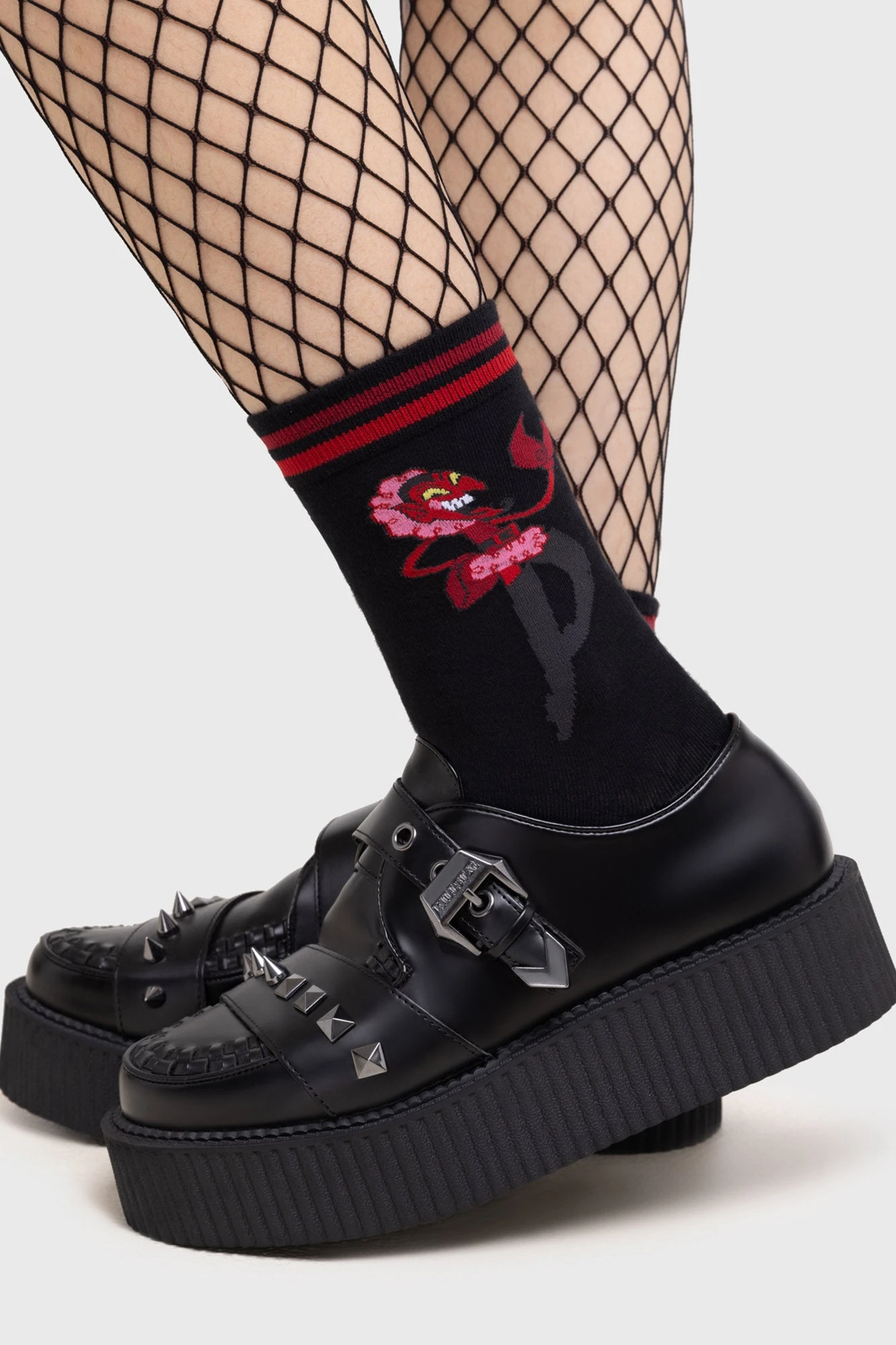 Killstar x Powerpuff Girls Villain So Evil HIM Ankle Socks 2 Killstar x Powerpuff Girls Villain So Evil HIM Ankle Socks - Image 2