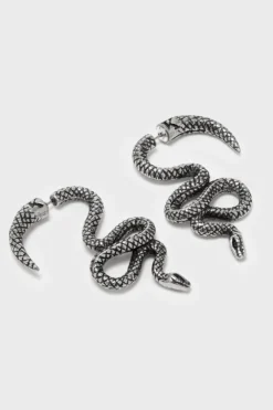 Alchemy Vipere Earrings - Handcrafted English Pewter Snake Design