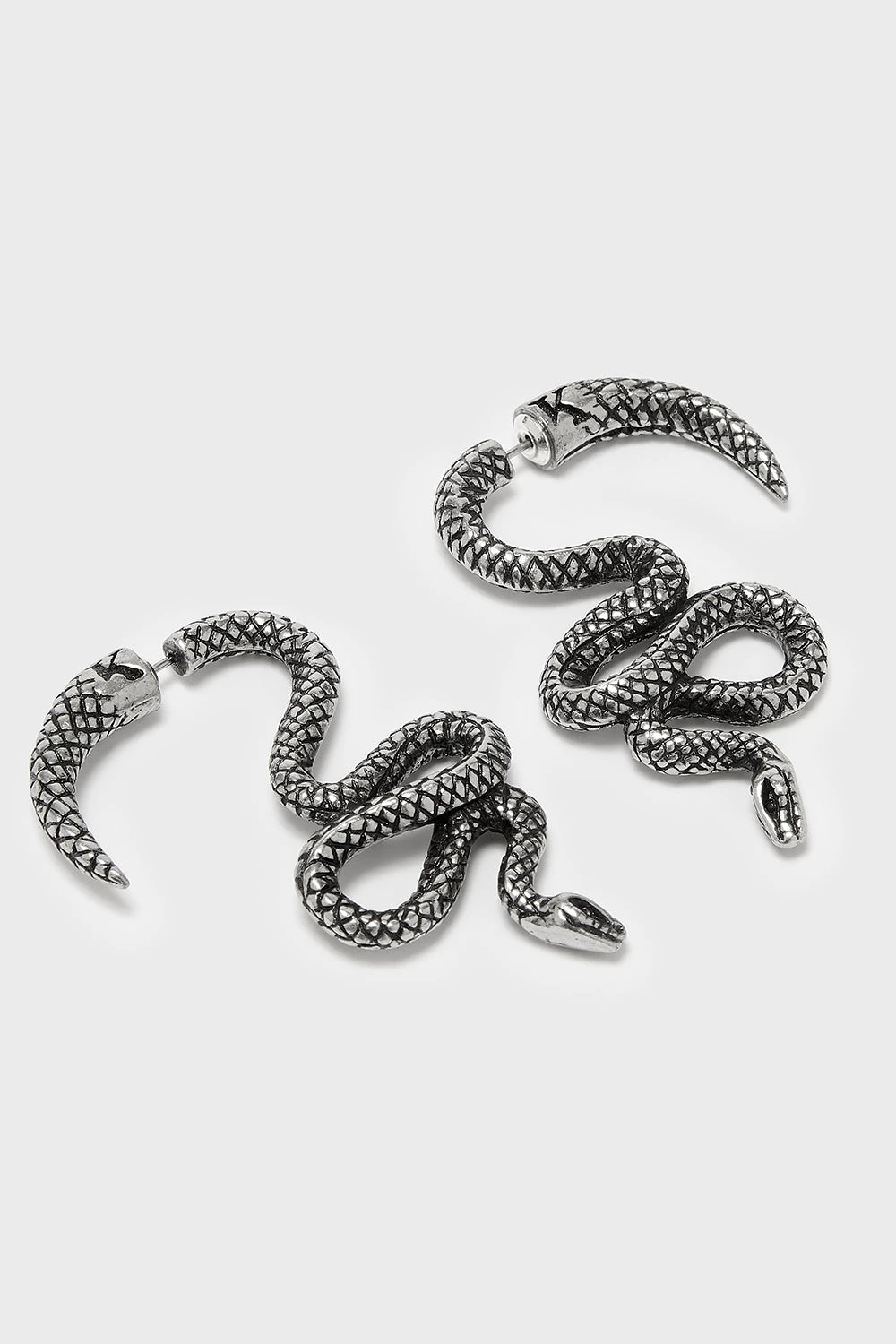 Alchemy Vipere Earrings - Handcrafted English Pewter Snake Design 1 Alchemy Vipere Earrings - Handcrafted English Pewter Snake Design