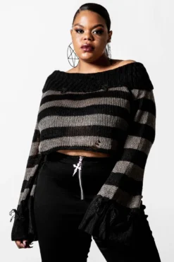 KILLSTAR Visage Knit Sweater [Plus Size]