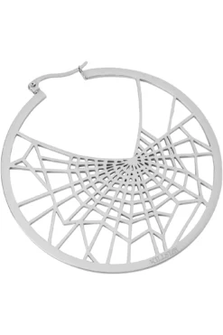 Killstar Vicious Web Hoop & Spider Earrings -Kill Star Store ViciousWebHoopEarrings D