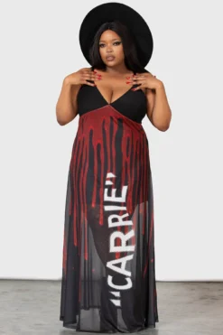 Killstar x Carrie Warned Maxi Dress [Plus Size]