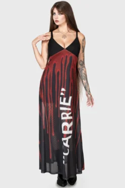 Killstar x Carrie Warned Maxi Dress - Official Horror Collaboration