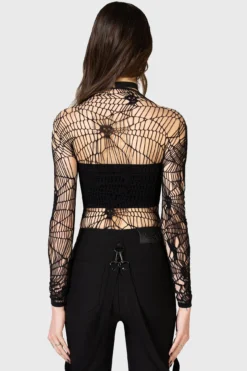 Webs Grasp Long Sleeve Top -Kill Star Store WEBS GRASP LONG SLEEVE TOP W E