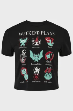 Weekend Plans Tee -Kill Star Store WEEKENDPLANS TEE BLACK 1