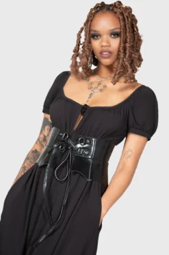 Killstar Wetland Bat Peplum Corset Belt
