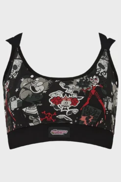Killstar x Powerpuff Girls We Want To Fight Bralet -Kill Star Store WEWANTTOFIGHT BRALET MULTI 1