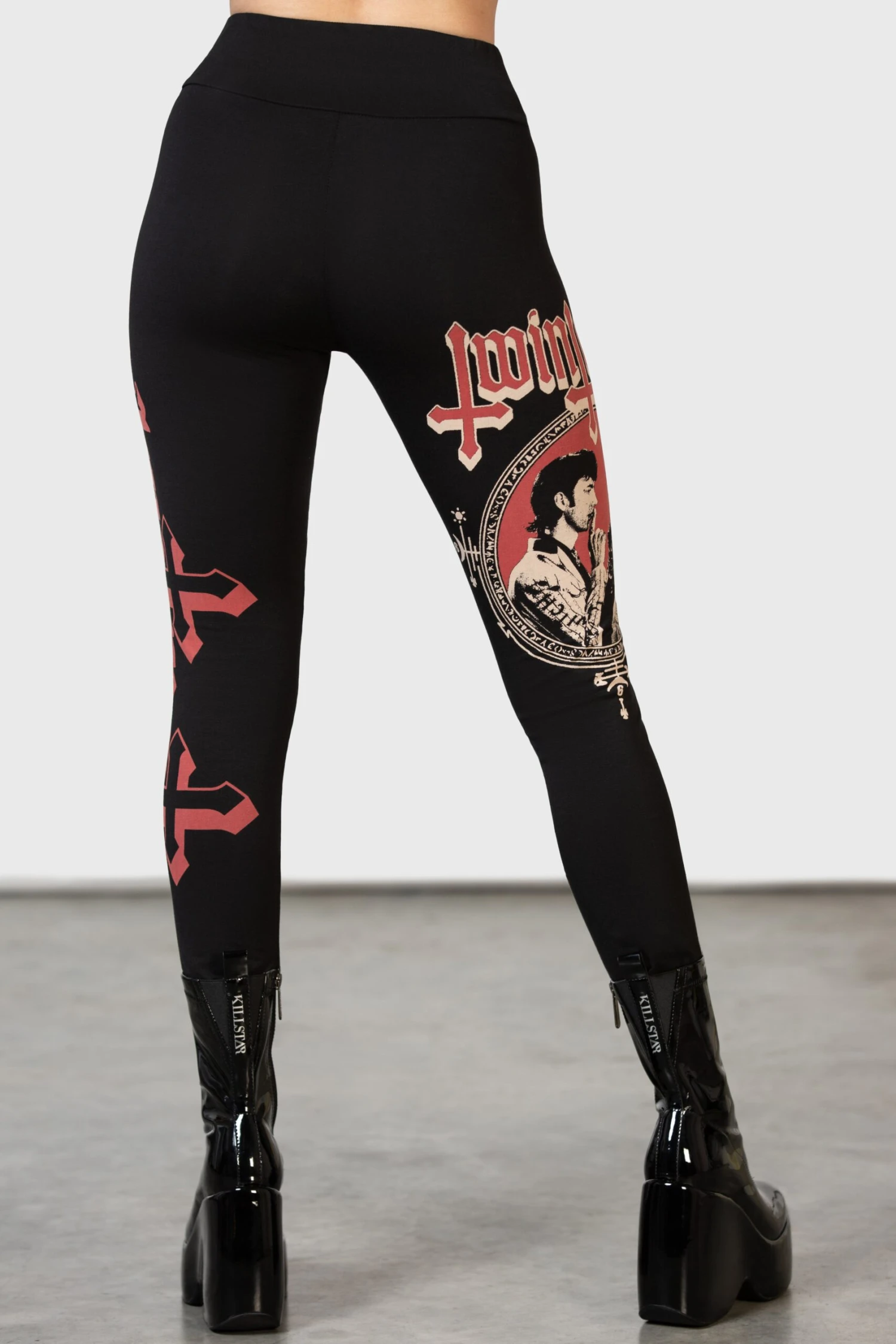 KILLSTAR x Twin Temple Wickedest Leggings 2 KILLSTAR x Twin Temple Wickedest Leggings - Image 2