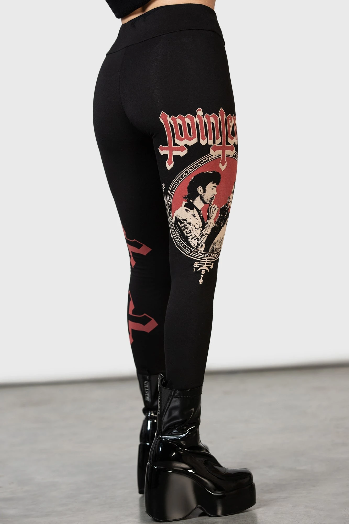 KILLSTAR x Twin Temple Wickedest Leggings 3 KILLSTAR x Twin Temple Wickedest Leggings - Image 3