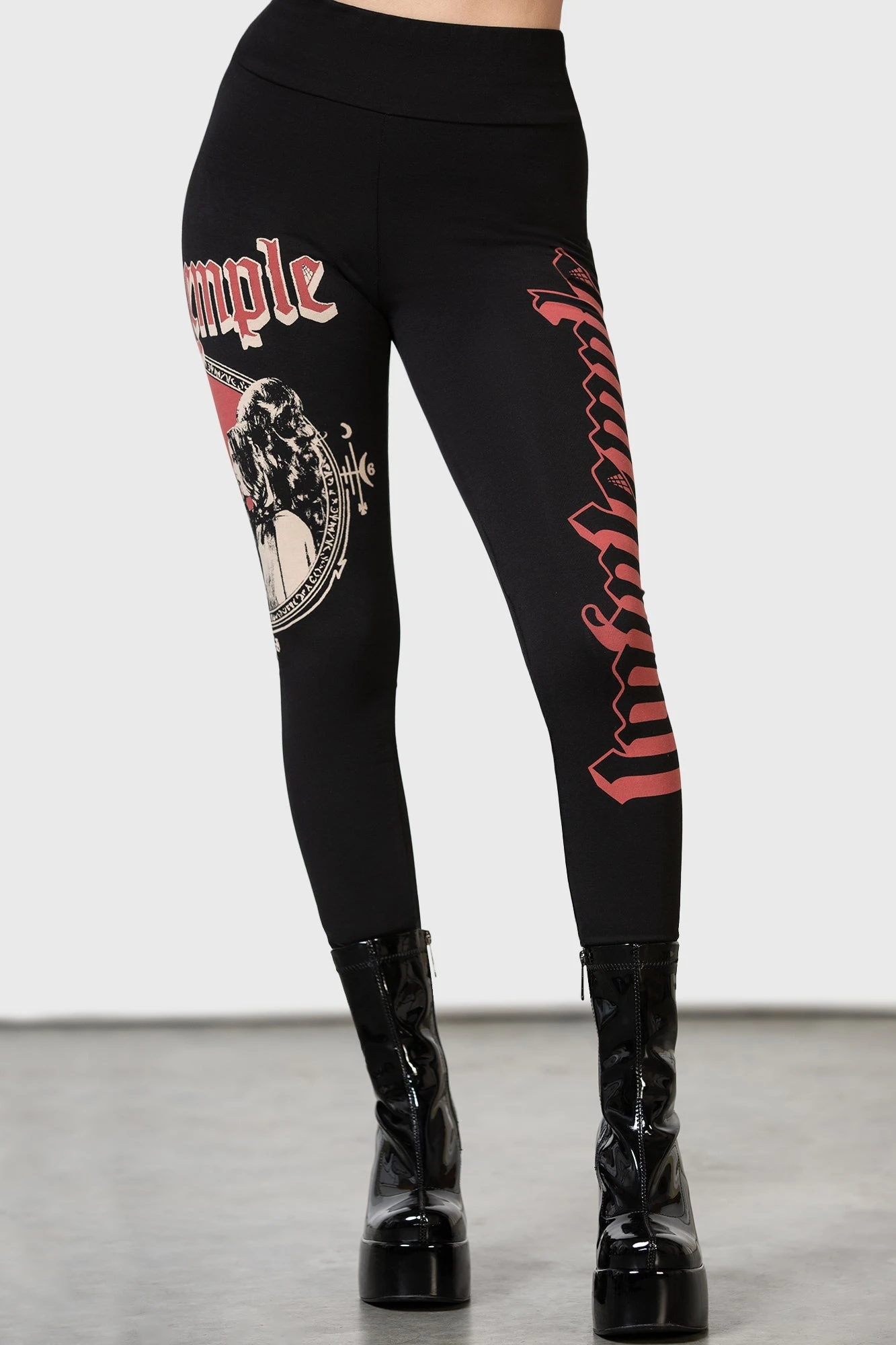 KILLSTAR x Twin Temple Wickedest Leggings 4 KILLSTAR x Twin Temple Wickedest Leggings - Image 4