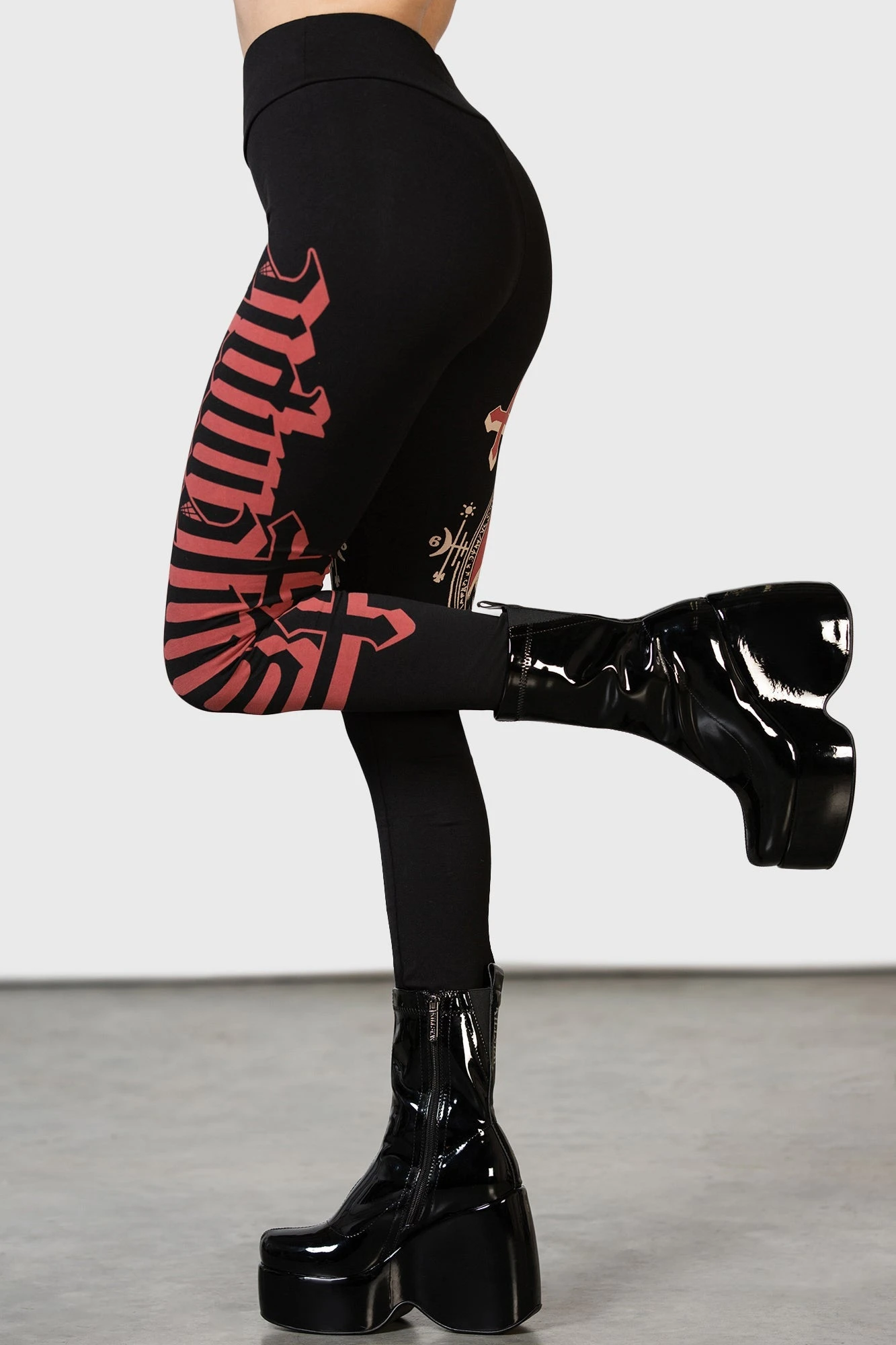 KILLSTAR x Twin Temple Wickedest Leggings 5 KILLSTAR x Twin Temple Wickedest Leggings - Image 5