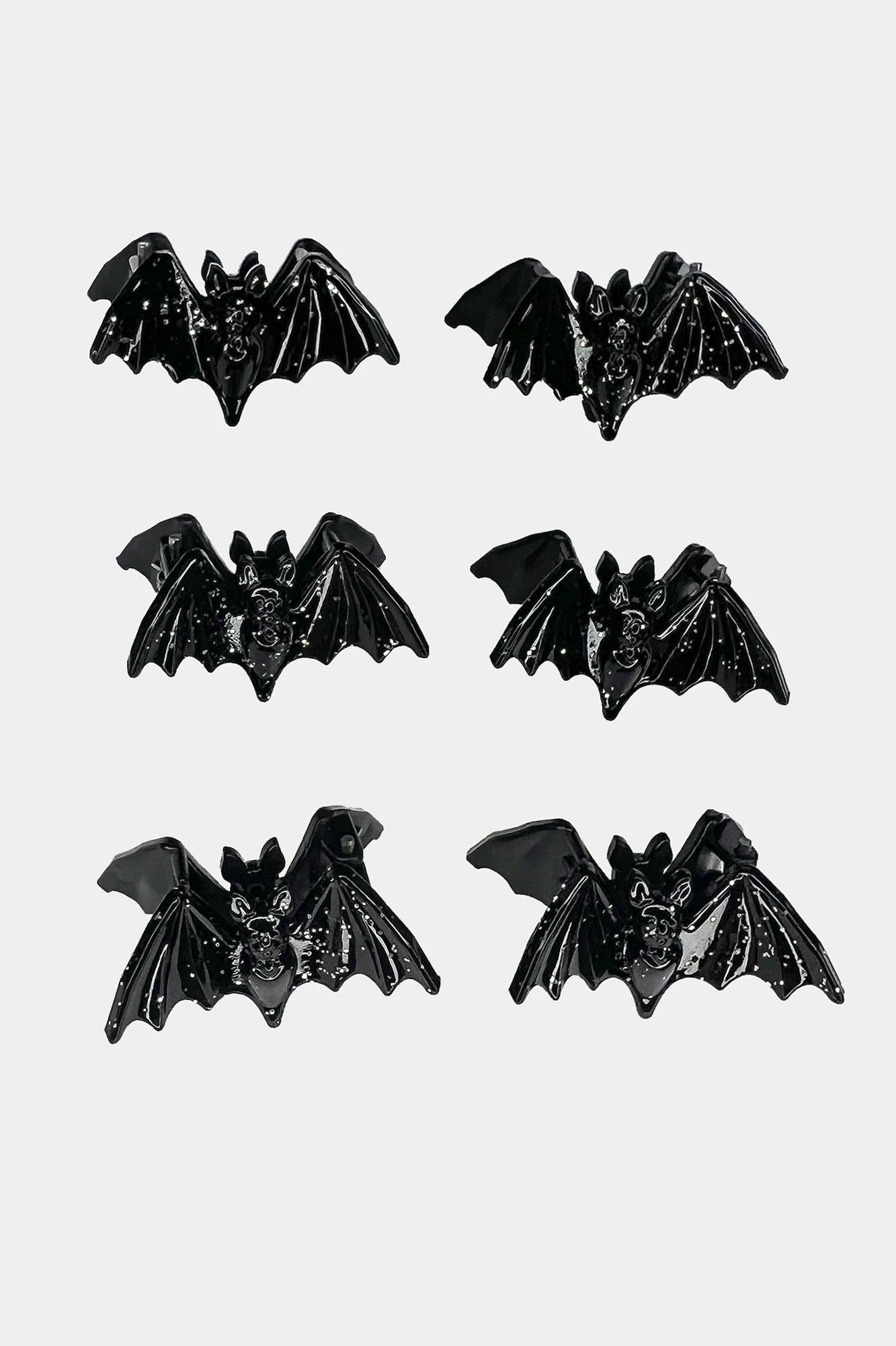 Killstar Wing It Bat Hair Claws - Pack of 6 3 Killstar Wing It Bat Hair Claws - Pack of 6 - Image 3