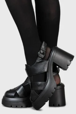 KILLSTAR Wintermoss Platform Sandals -Kill Star Store WINTERMOSS SANDALS W D cdf889c9 a14c 4843 abab fa00fe25314c