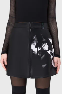KILLSTAR Witch Please Licensed PU Mini Skirt