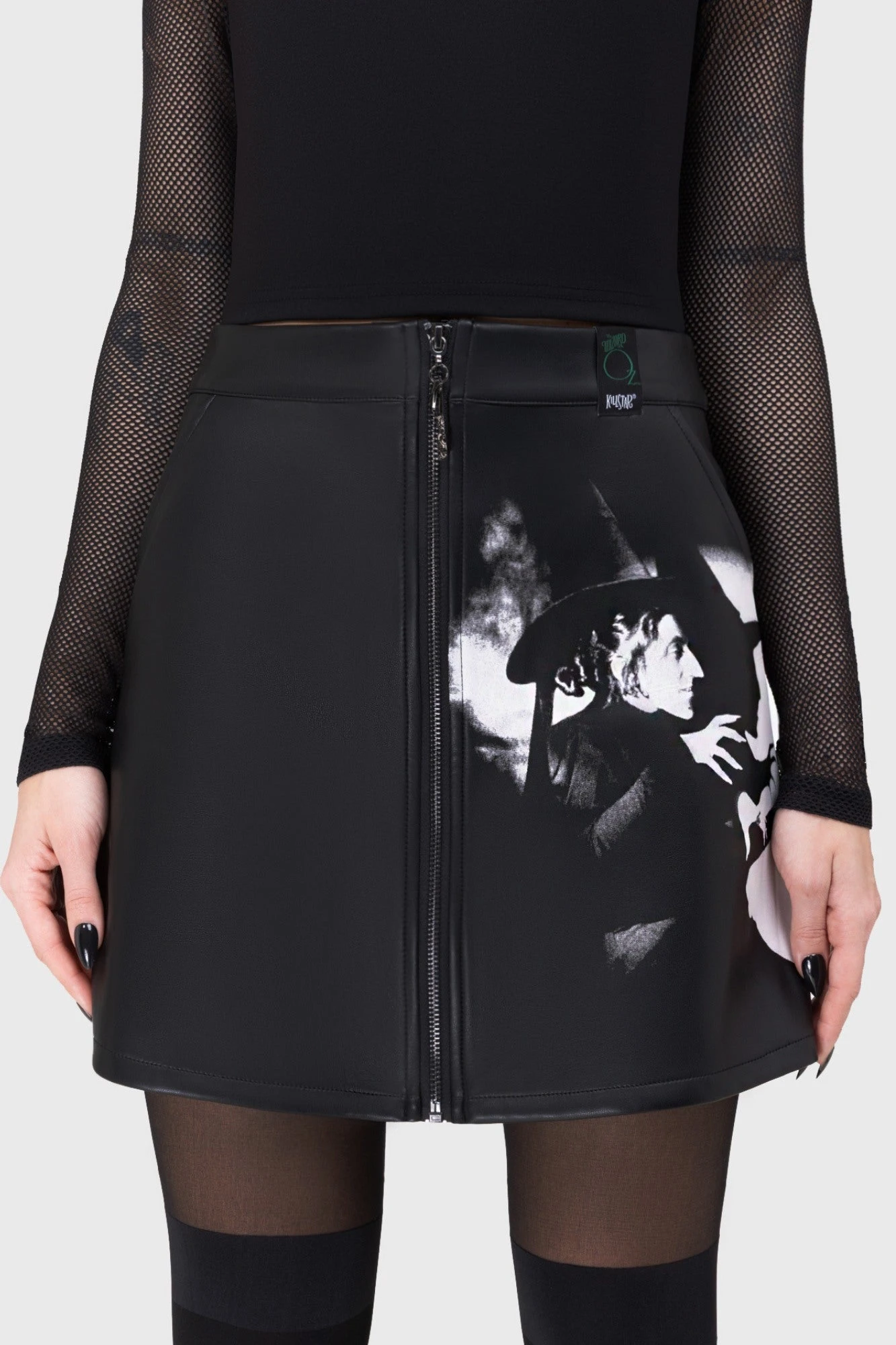 KILLSTAR Witch Please Licensed PU Mini Skirt 1 KILLSTAR Witch Please Licensed PU Mini Skirt