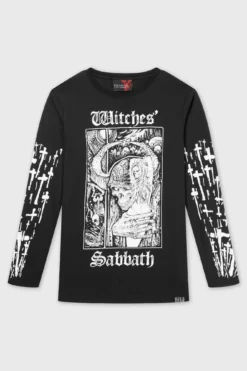 Witches' Sabbath Long Sleeve Top [PLUS] -Kill Star Store WITCHES SABBATH LONG SLEEVE PLUS MENS B